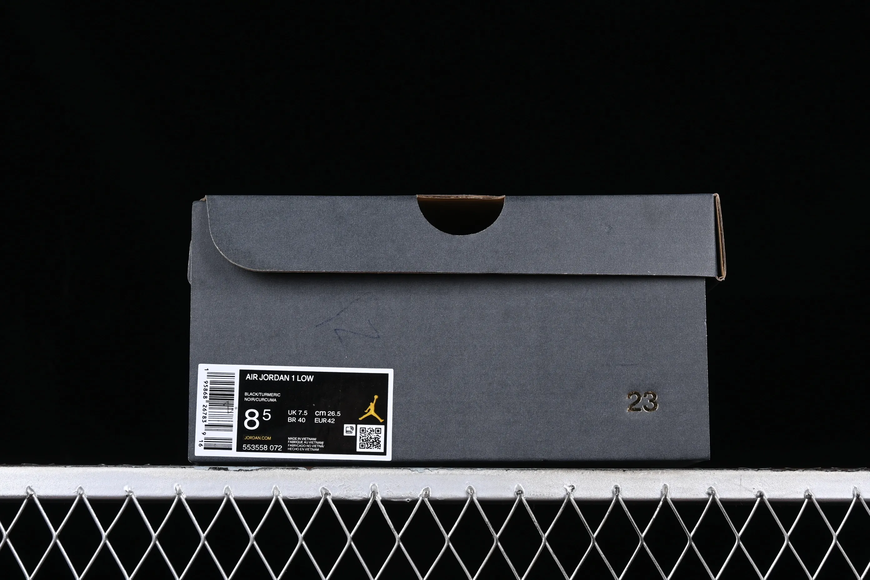 All categories Air Jordan Jordan series basketball shoes Air Jordan 1 Low Z version Air Jordan 1 Low OG "Yellow Ocher" AJ1 Joe 1 black and yellow low-top cultural casual sneakers 553558-072